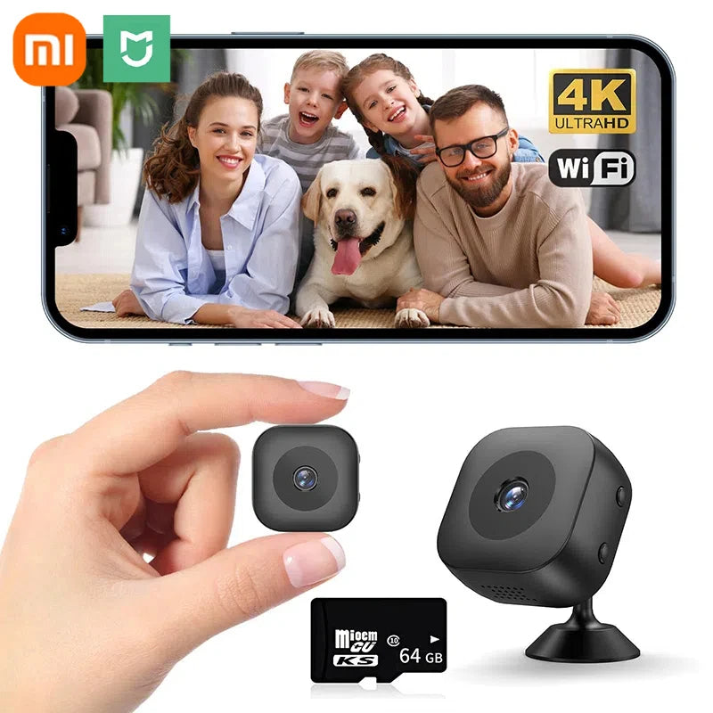 Xiaomi Mini 4K HD Camera WiFi Wireless Monitoring Security Protection Remote Monitor Camcorders Video Surveillance Smart Home