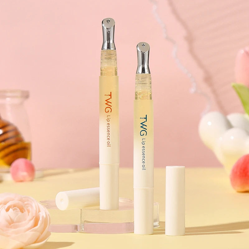 Fruit Crystal Jelly Lip Oil Hydrating Transparent Glass Lip Gloss Plumping Clear Lip Plumper Serum Lips Care Makeup Cosmetic New