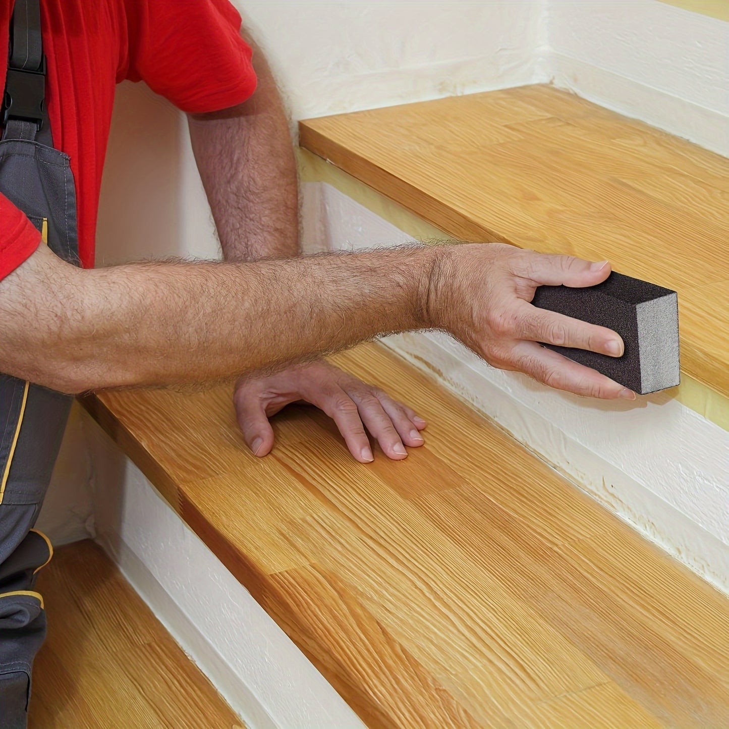 1/3/6/9pcs, Emery Magic Wipe, Pot Bottom Cleaning Descaling Sponge, Pot Sponge Brush, Iron Rust Removal Sponge, Dishwashing Sponge Block, Scouring Pads, Power Decontamination, Cleaning Supplies, Cleaning Tool, Back To School