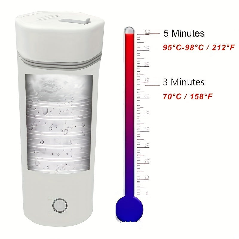 1pc 350ML Rapid Boil Electric Kettle - Fast Heating, Detachable US Plug, Automatic Shut-Off, Portable for Business Trips, Travel, Office, Home Use - Compact, Safe, and Energy Efficient