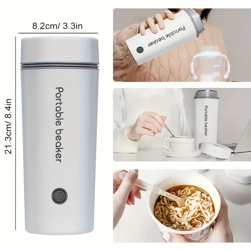 1pc 350ML Rapid Boil Electric Kettle - Fast Heating, Detachable US Plug, Automatic Shut-Off, Portable for Business Trips, Travel, Office, Home Use - Compact, Safe, and Energy Efficient