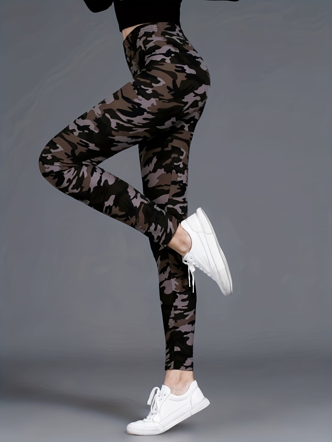 [Floral Leggings] High Waist Floral Printed Women's Leggings | Casual Sweatpants Pants