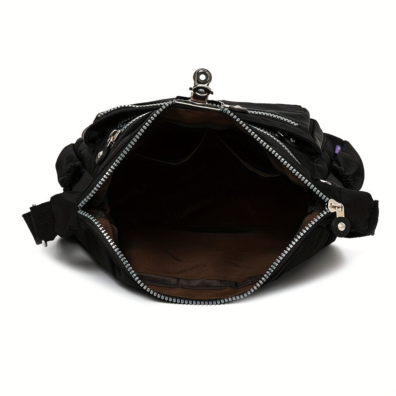 Women's Single Shoulder Crossbody Bag Lightweight Nylon Cloth Bag Casual Women's Bag