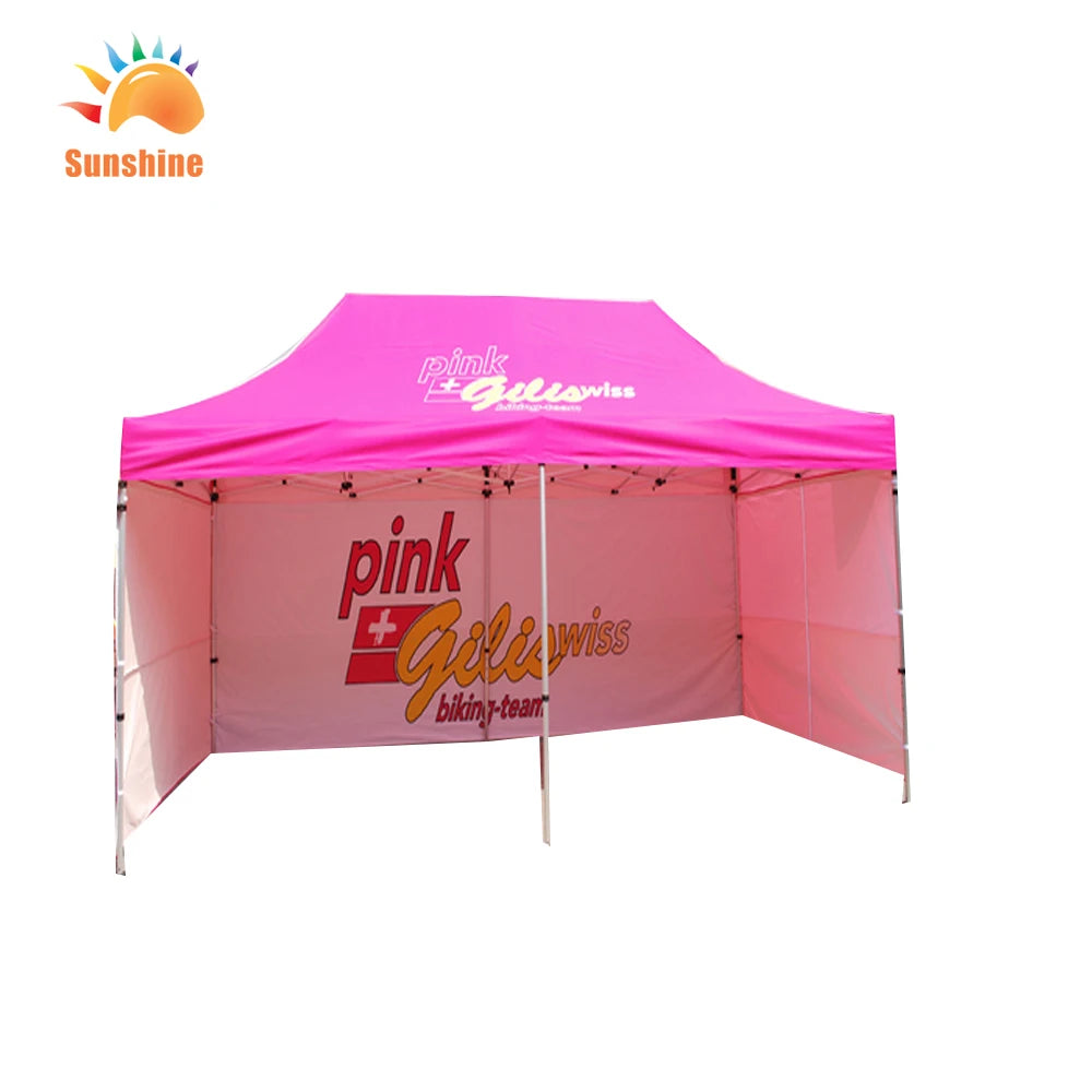 The Pop up Display Tents Customized by Sunshine Company Are Best Selling Display Canopy Fabric Custom Outdoor Trade Show Tents