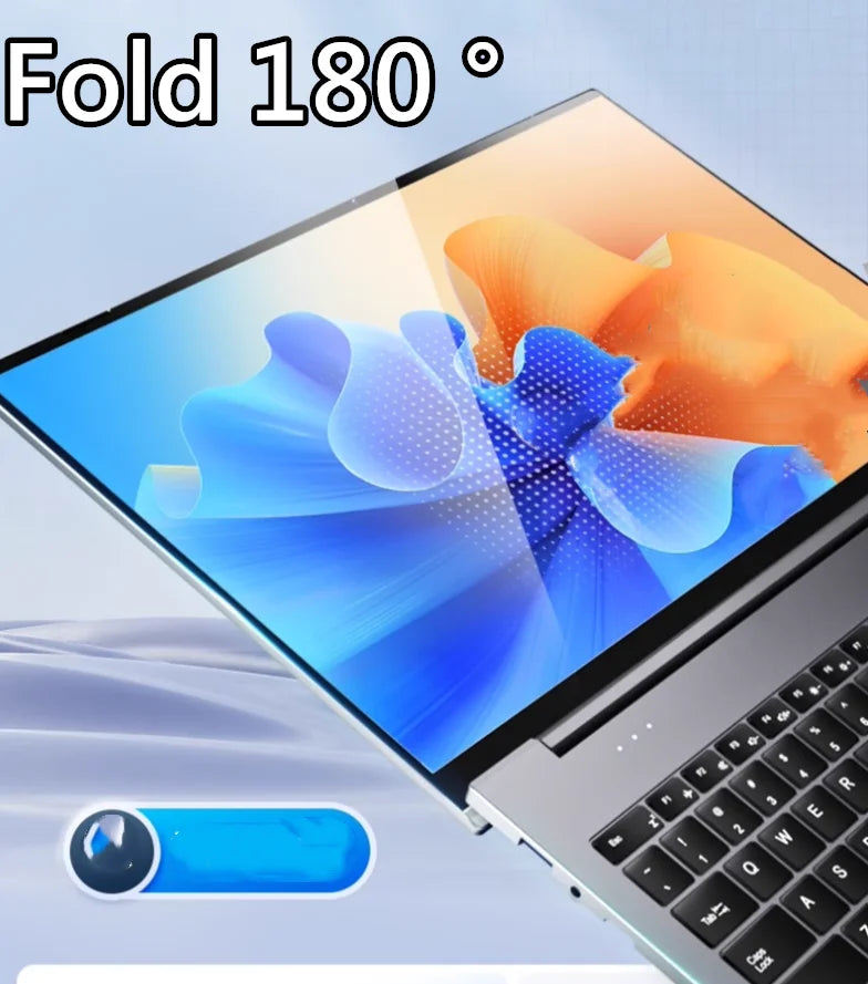 Windows 10 Laptop PC 15.6 INCH 12GB RAM DDR3L 128GB ROM Intel Celeron N5095 Keyboard Single Camera 1920*1080 IPS Screen WIFI