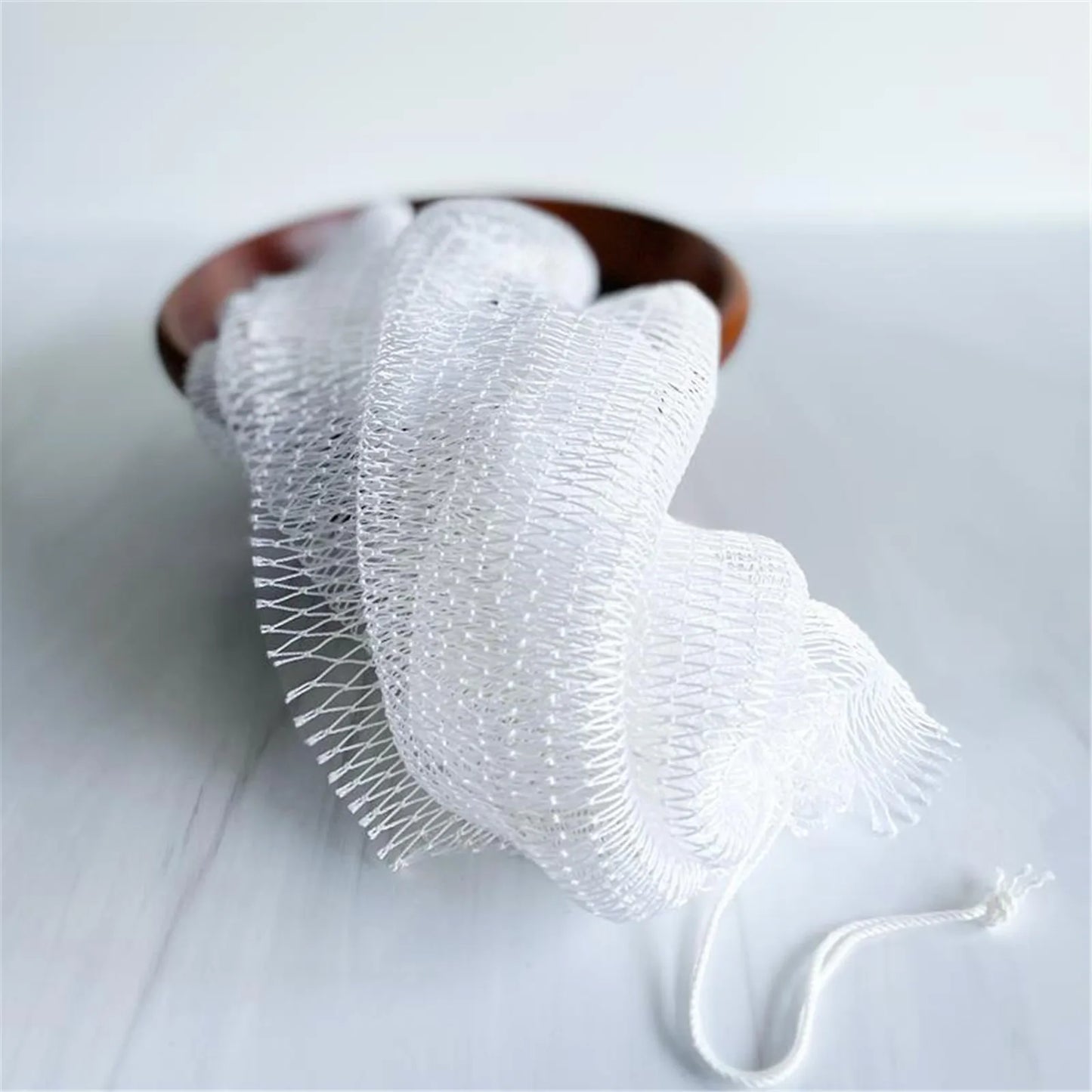 1PC African Net Bath Sponge Washcloth Reusable Long Bath Ball Net Sponge Exfoliating Net Skin Care Bathroom Accessories