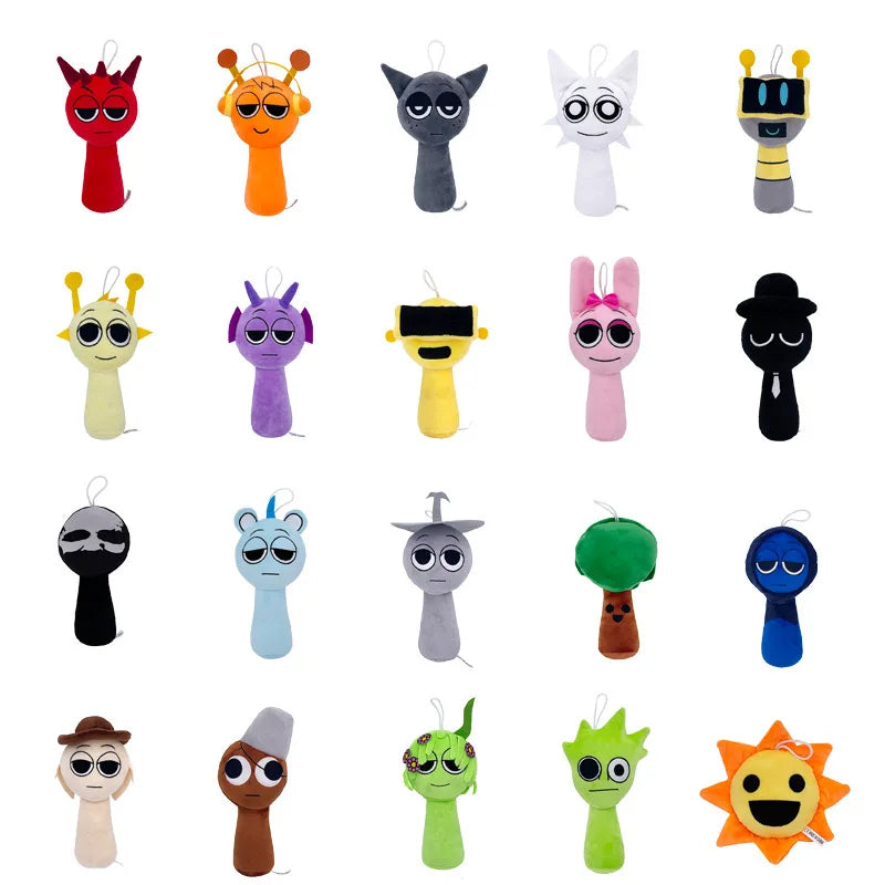 20style Sprunki Plush Toys Sprunki Plush Doll Sprunki Game Pillow Kids Birthday Gifts Stuffed Dolls Christmas Gift