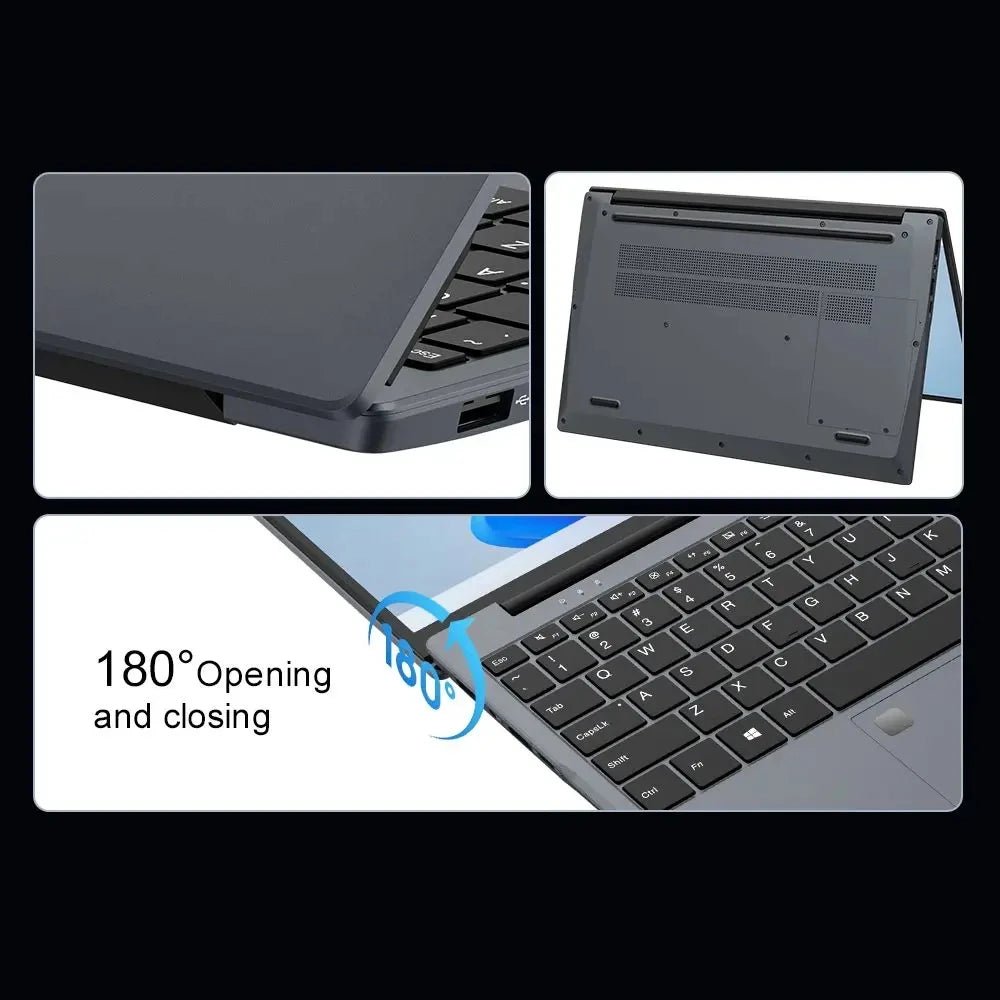 15.6" Intel Core i3 6100U Laptop Computer Windows 11 Pro 16GB RAM 512GB 1TB SSD Portable Notebook PC Office Study Laptops