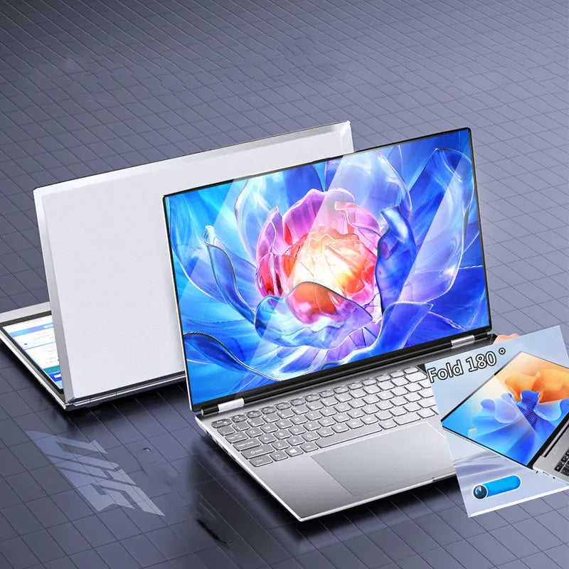 Windows 10 Laptop PC 15.6 INCH 12GB RAM DDR3L 128GB ROM Intel Celeron N5095 Keyboard Single Camera 1920*1080 IPS Screen WIFI