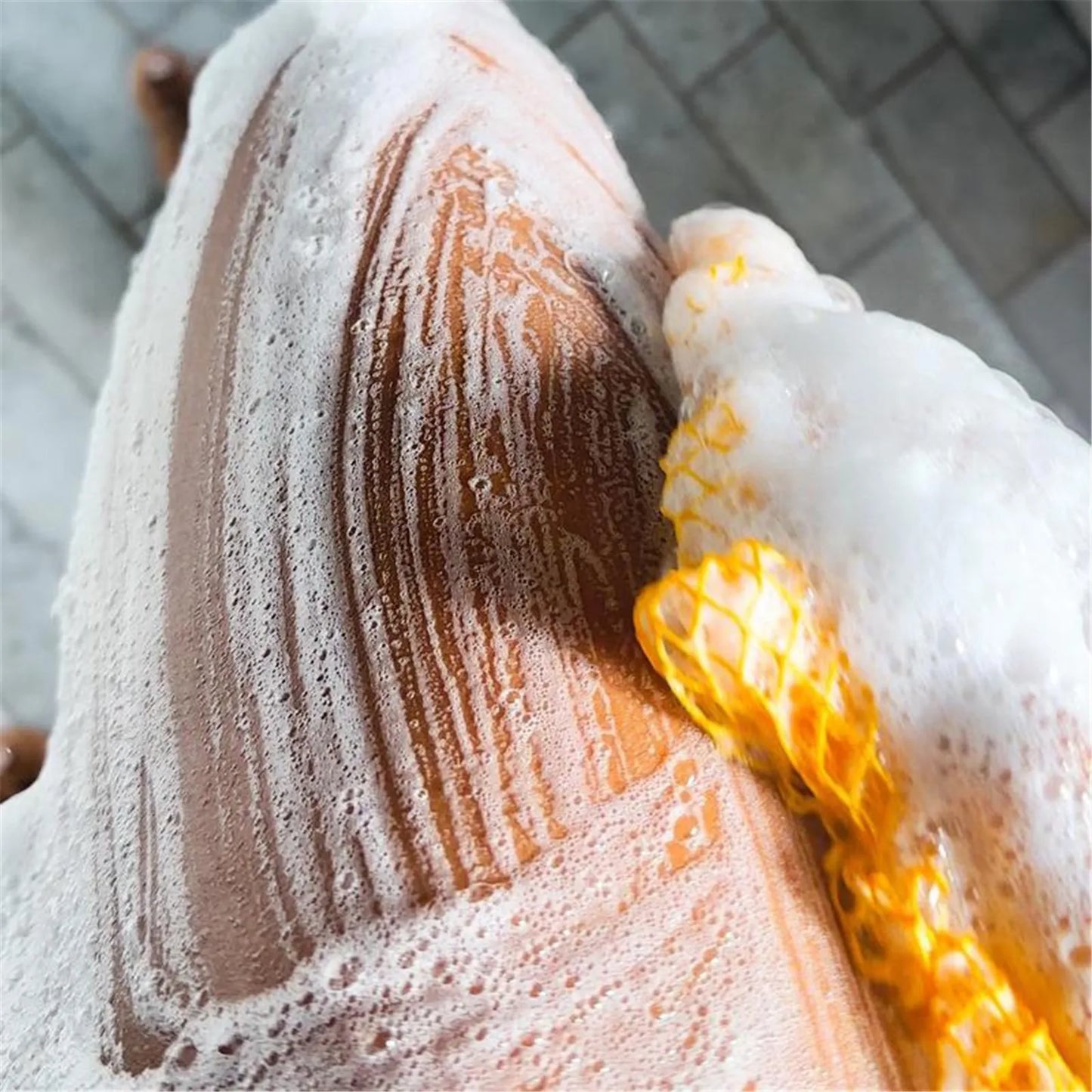 1PC African Net Bath Sponge Washcloth Reusable Long Bath Ball Net Sponge Exfoliating Net Skin Care Bathroom Accessories