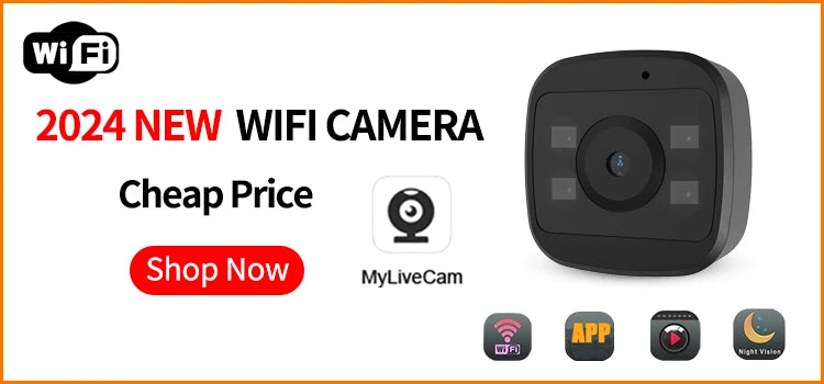 Video Body Camera Smart Camera HD 1080P Recorder Motion Activated Small For Car Nanny Cam