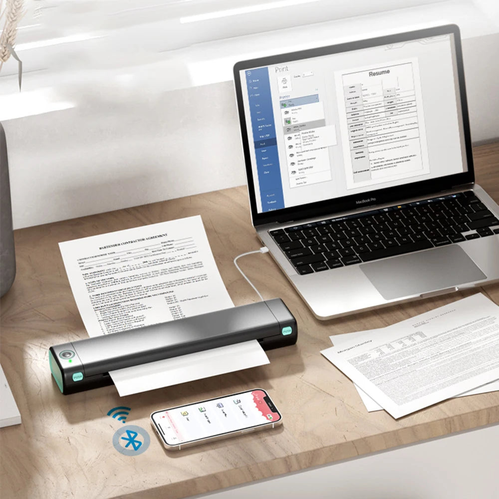 Wireless Tattoo Stencil Printer, Thermal Transfer Tattoo Machine Supports Tattoo Transfer Paper Stencil Printer For Tattooing Co