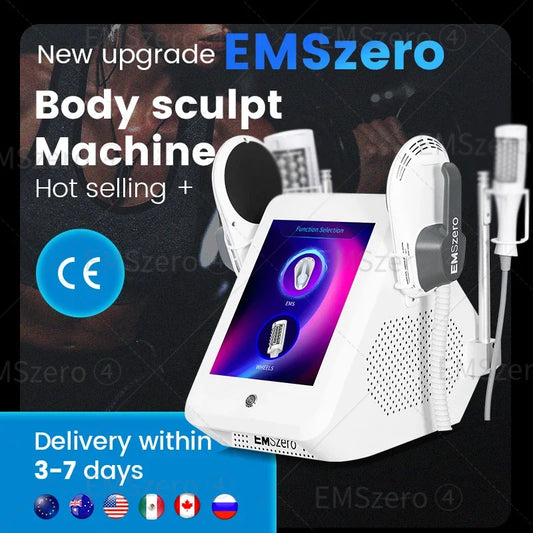 6500W EMS MYOslim Sculpt Machine 200HZ Sculpting Electromagnetic Shaping Slimming Muscle Stimulation Weight Loss