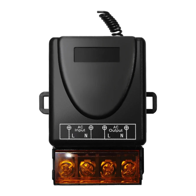 Universal Remote Control Switch 433mhz Wireless Switch AC 220V Relay and On Off Transmitter for Light Lamp Water Pump Door