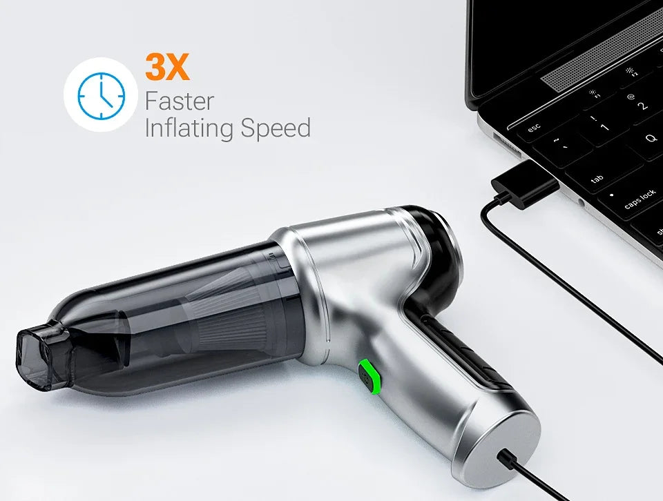 SZUK 638000Pa Mini Vacuum Cleaner New Portable Car Vacuum Cleaner Powerful Handheld Wireless Cleaner with One Click Dust Removal