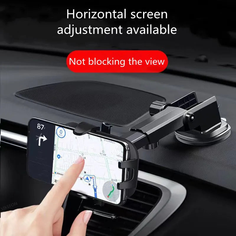 2025 NEW Universal Sucker Car Phone Holder 360° Windshield Car Dashboard Mobile Cell Support Bracket for Smartphones
