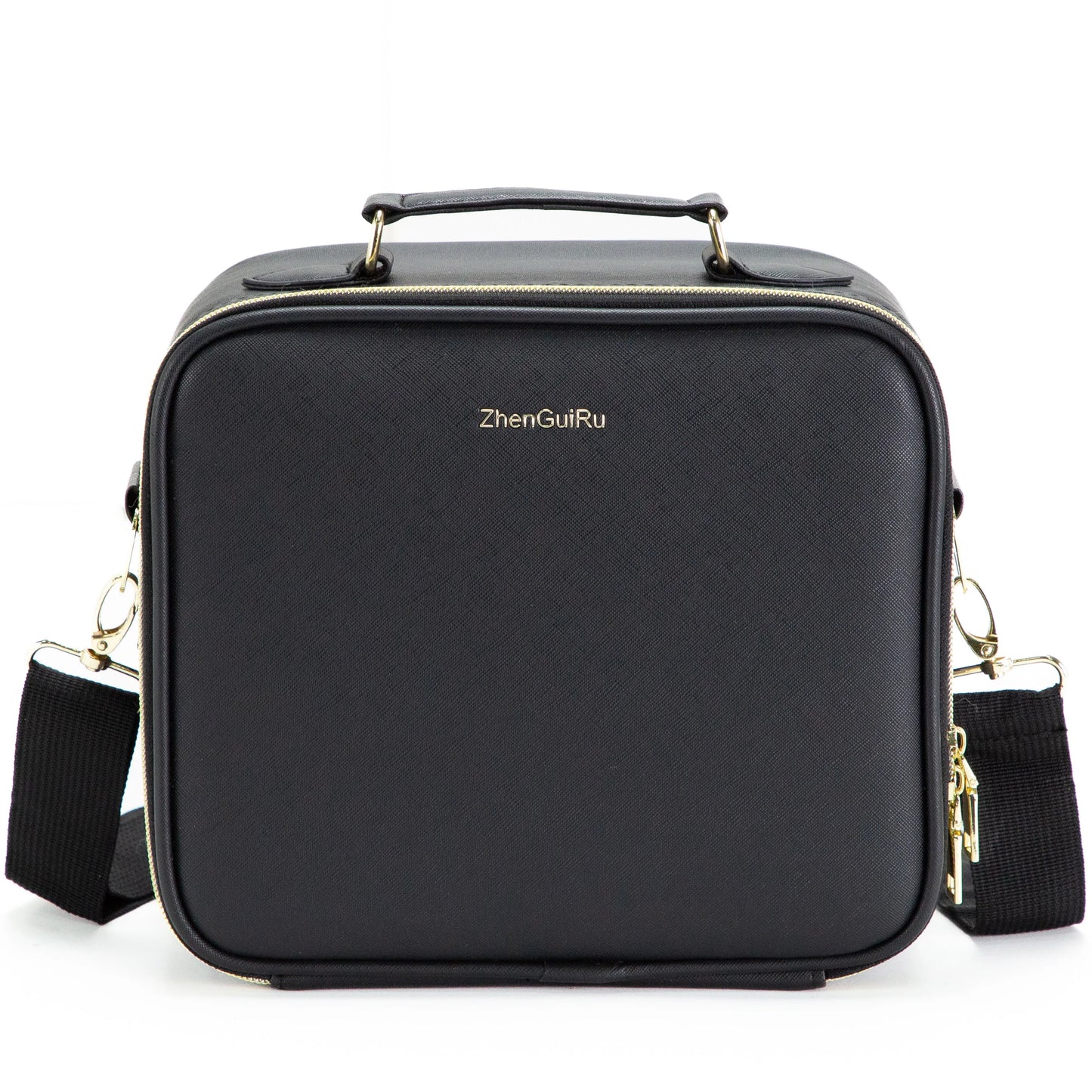 PU Leather Makeup Bag with Mirror 2024 New Leather Multi-Functional Women Cosmetic Case Large Capacity Water-resistant Bag