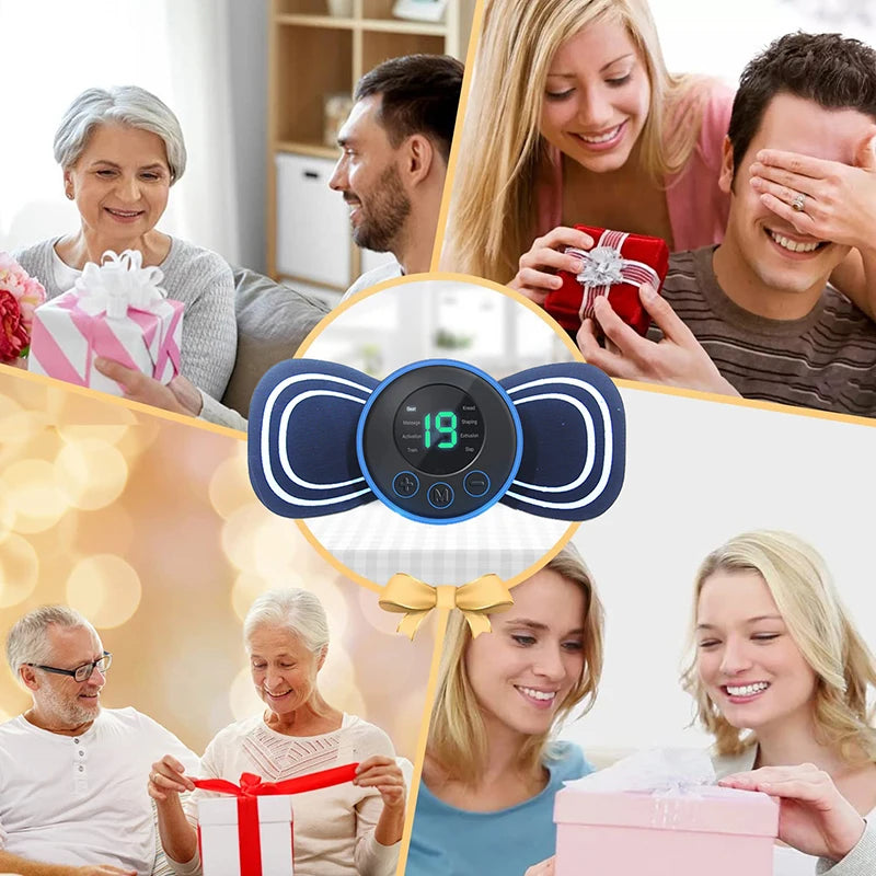 Portable Massage Foot Pad Massage Patch Massage Pen Cervical Neck and Back Full Body Massage Combination Set