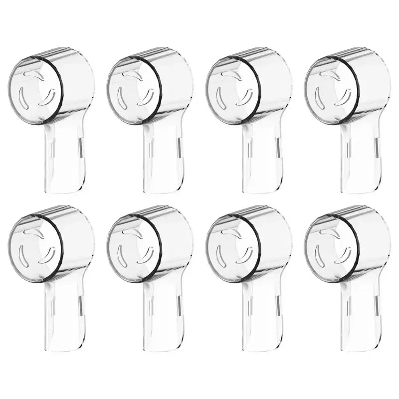 Toothbrush Dustproof Covers Caps Compatible with Braun Oral B Replacement Heads and IO Series Electric Toothbrush Head Protector