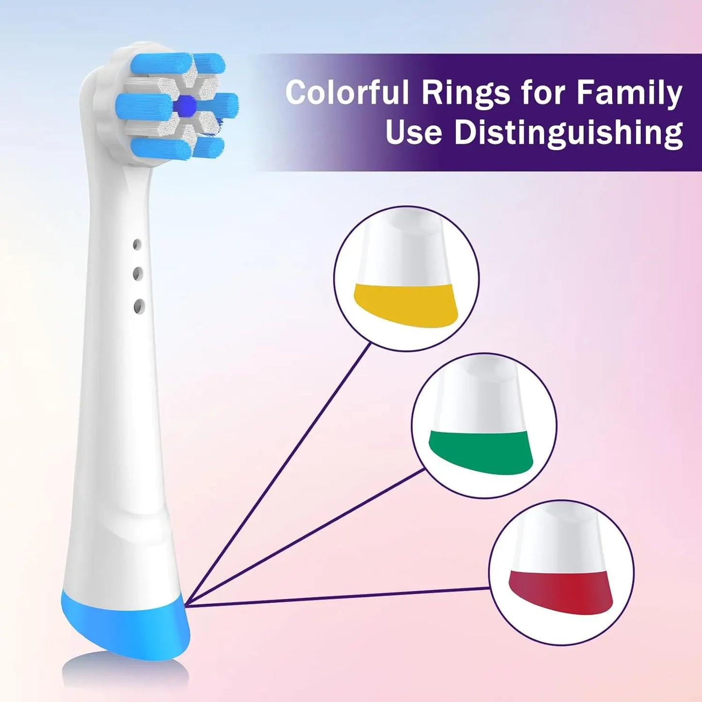 Compatible with Oral B iO Electric Toothbrush Replacement Toothbrush Brush Heads, Toothbrush Head for iO 2/3/4/5/6/7/8/9/10