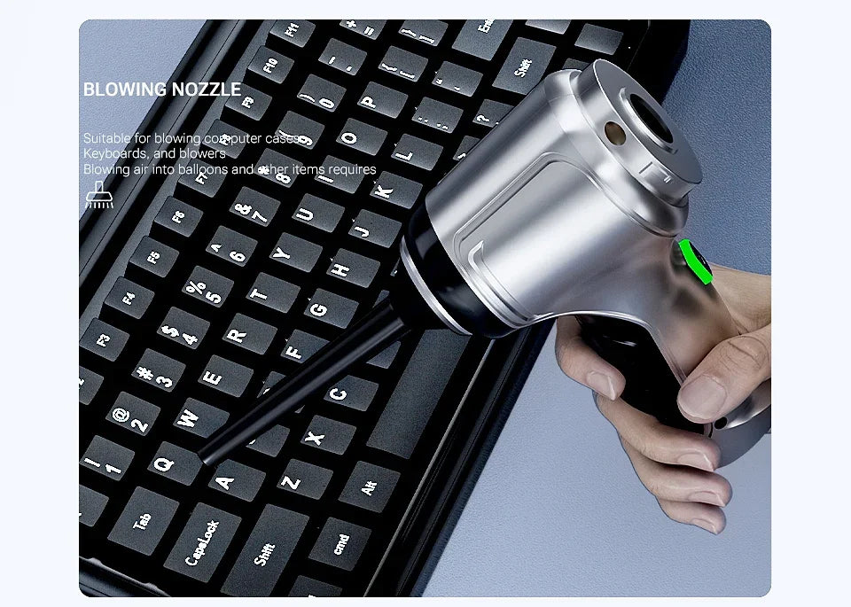 SZUK 638000Pa Mini Vacuum Cleaner New Portable Car Vacuum Cleaner Powerful Handheld Wireless Cleaner with One Click Dust Removal