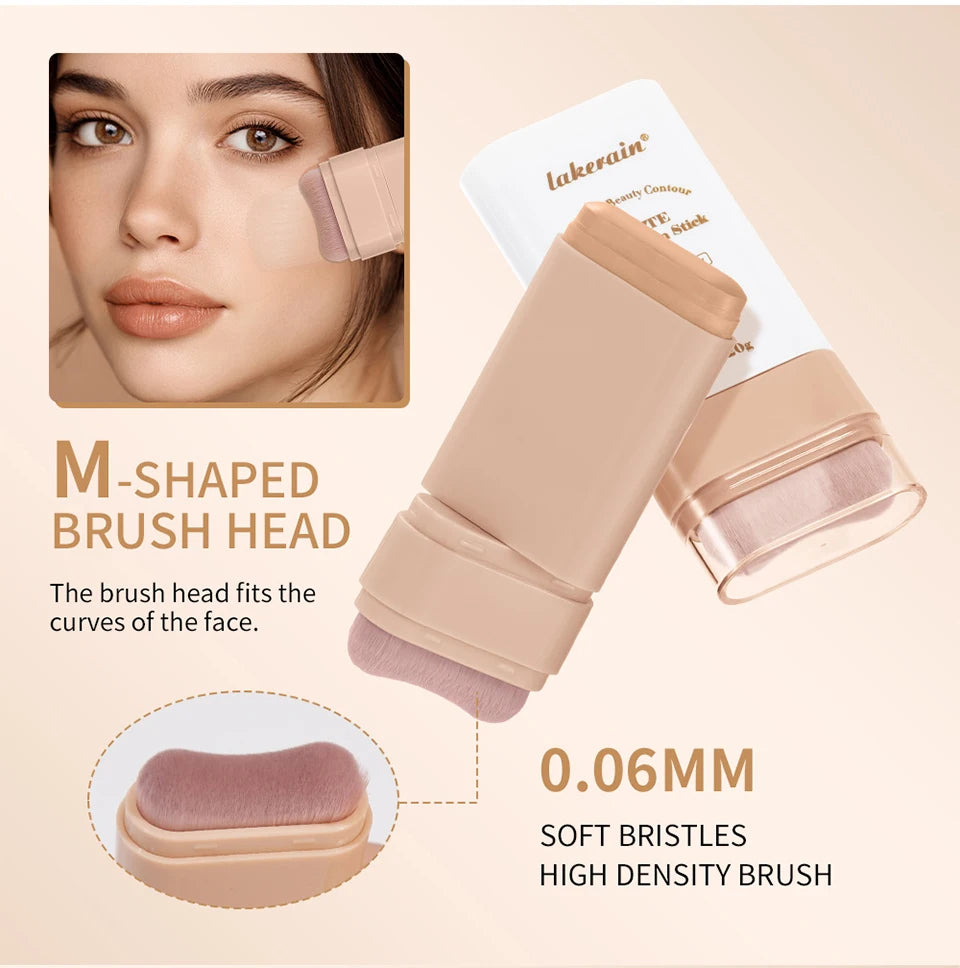 Stick Foundation Balm Serum Boosted Skin Tint Foundation Stick Smooth Plumper Hight Coverage Travel Bronze Foundation Stick Make