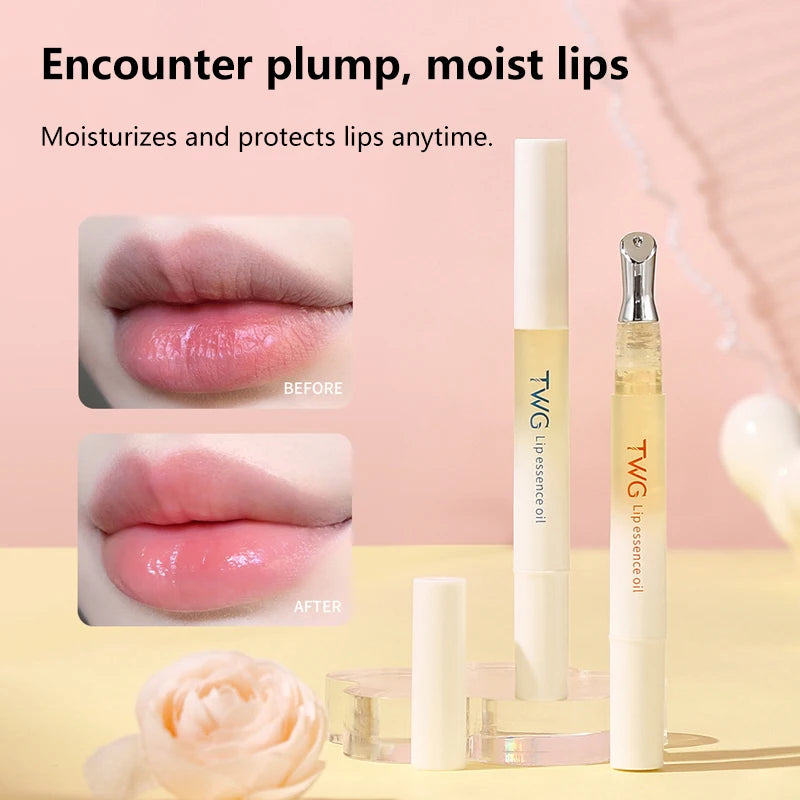 Fruit Crystal Jelly Lip Oil Hydrating Transparent Glass Lip Gloss Plumping Clear Lip Plumper Serum Lips Care Makeup Cosmetic New