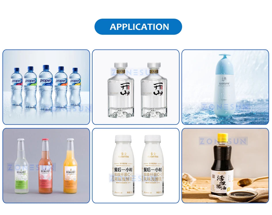 ZONESUN Automatic Single Head Liquid Filling Machine With Conveyor Perfume Oil Bottle Water filler ZS-DPYT1500 / ZS-DPYT3000