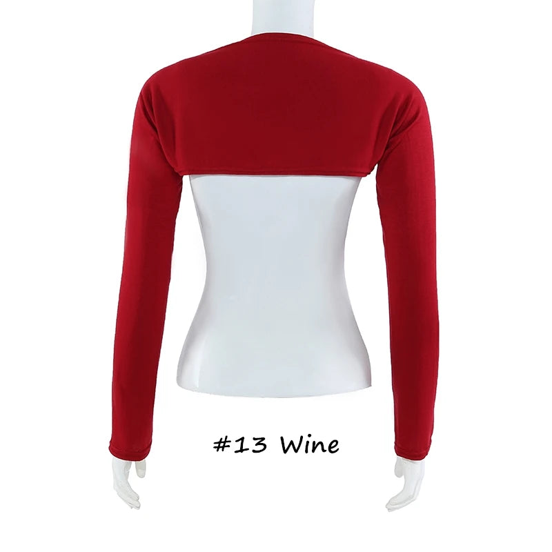 Soft Modal Oversleeves Islamic Elastic Arm Cover Shoulder Sleeve Woman Muslim Sun Protection Long Arm Sleeves Plain Free Size