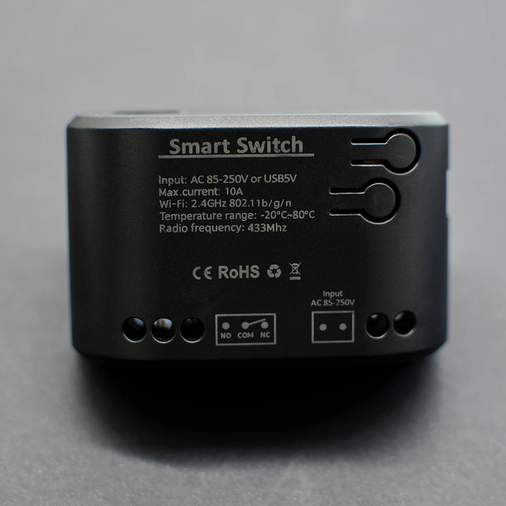 Smart Temperature Switch Tuya WiFi Smart Life Control 1 Gang 85-250V Monitoring Thermostat Passive Dry Contact Relay Match Alexa