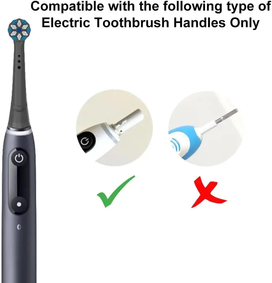 Replacement Brush Heads Compatible with Oral-B iO 3/4/5/6/7/8/9/10 Series Electric Toothbrush