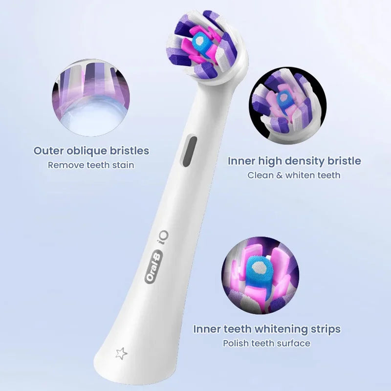 Oral B IO Series Brush Heads 1-9PCS Gentle Care Ultimate Clean Radiant White for Oral B Electric Toothbrushes IO5 IO7 IO8 IO9