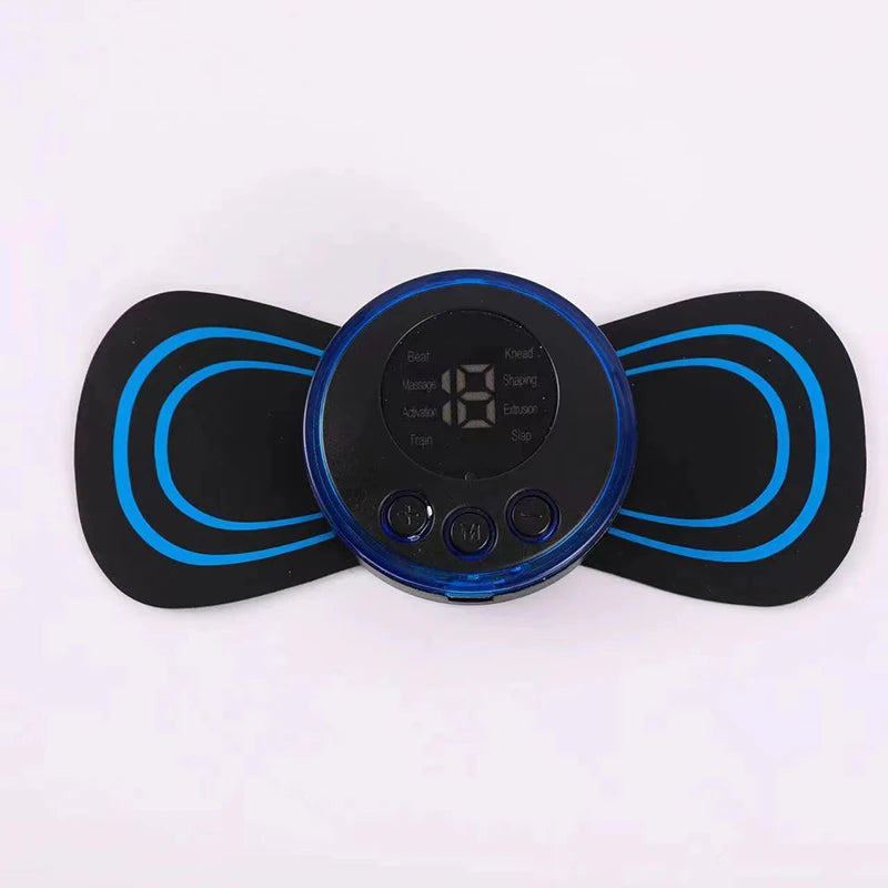 Rechargeable neck massager electric neck massage to relieve pain EMS acupoint muscle stimulation relaxation massage