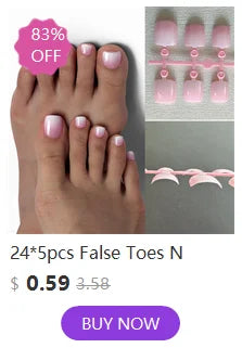 100PCS Short Square False Toenail Tips Full Cover White Artificial Fake Toenail Acrylic Foot Nail Art Tip Press on Toe Extension