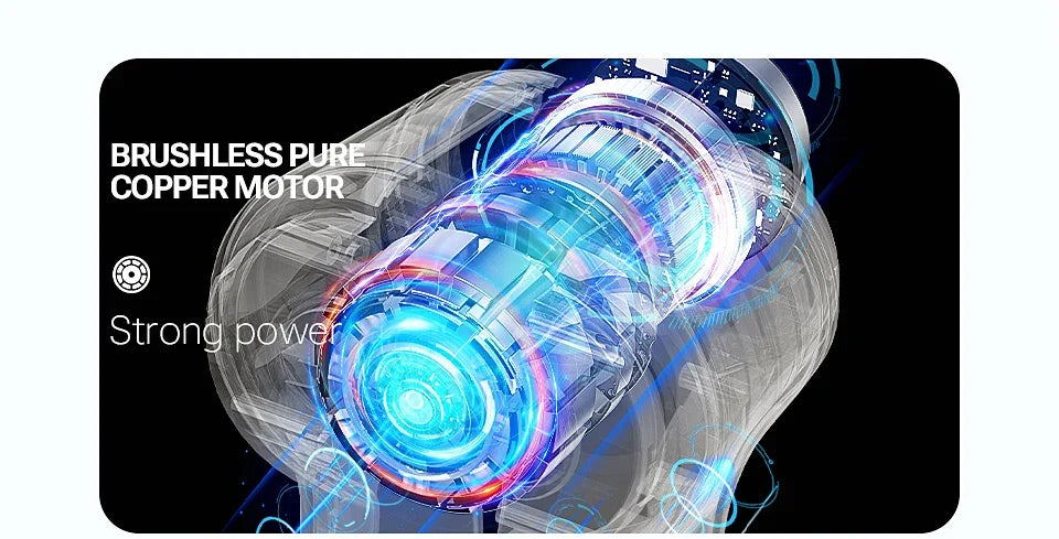 SZUK 638000Pa Mini Vacuum Cleaner New Portable Car Vacuum Cleaner Powerful Handheld Wireless Cleaner with One Click Dust Removal