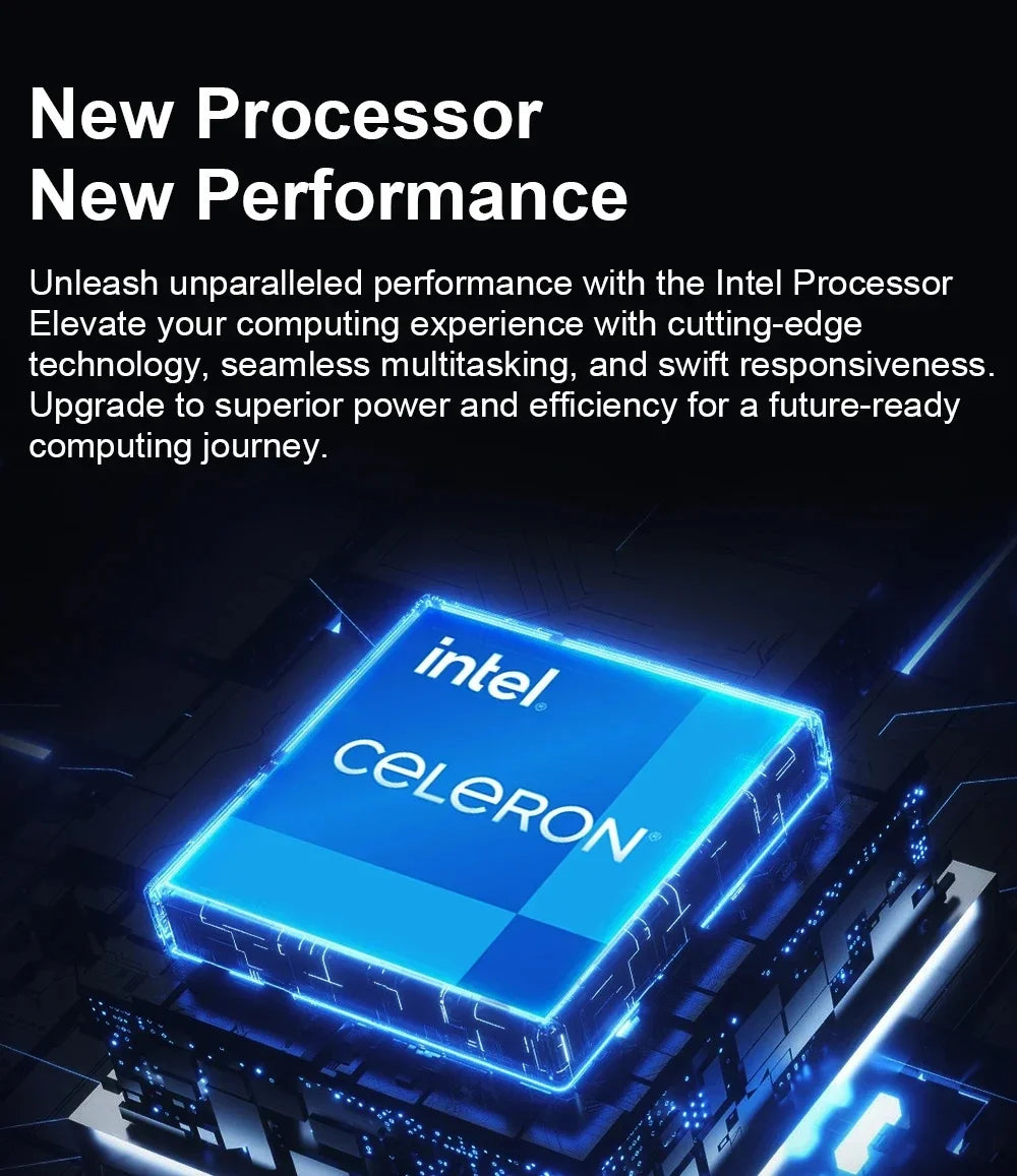 Windows 11 Pro 15.6" Laptop Computer Intel Celeron N4000 16GB DDR 1TB SSD Laptops Office Computer PC Fingerprint Unlock Notebook