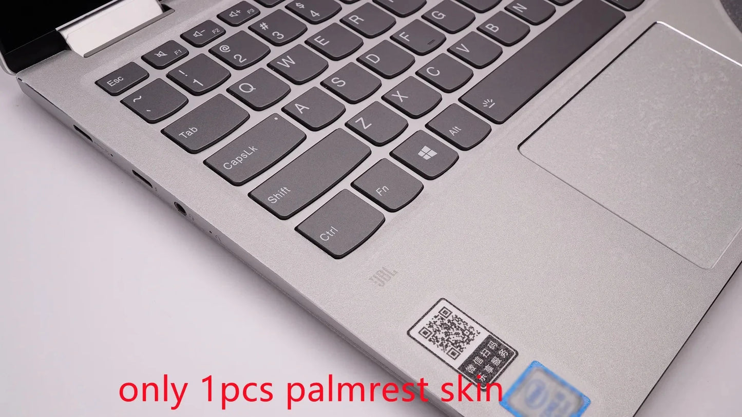Pre-cut 1xTop+1xPalmrest Skin Sticker Cover Film For X390 Yoga P40 Yoga 260 370 L380 X380 Yoga 460 X1 Tablet Gen 1/2