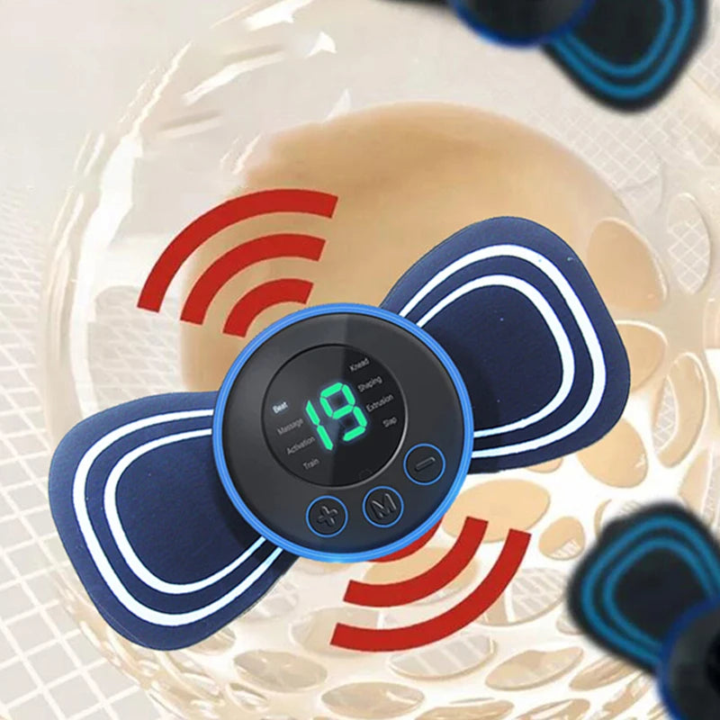 Portable Massage Foot Pad Massage Patch Massage Pen Cervical Neck and Back Full Body Massage Combination Set