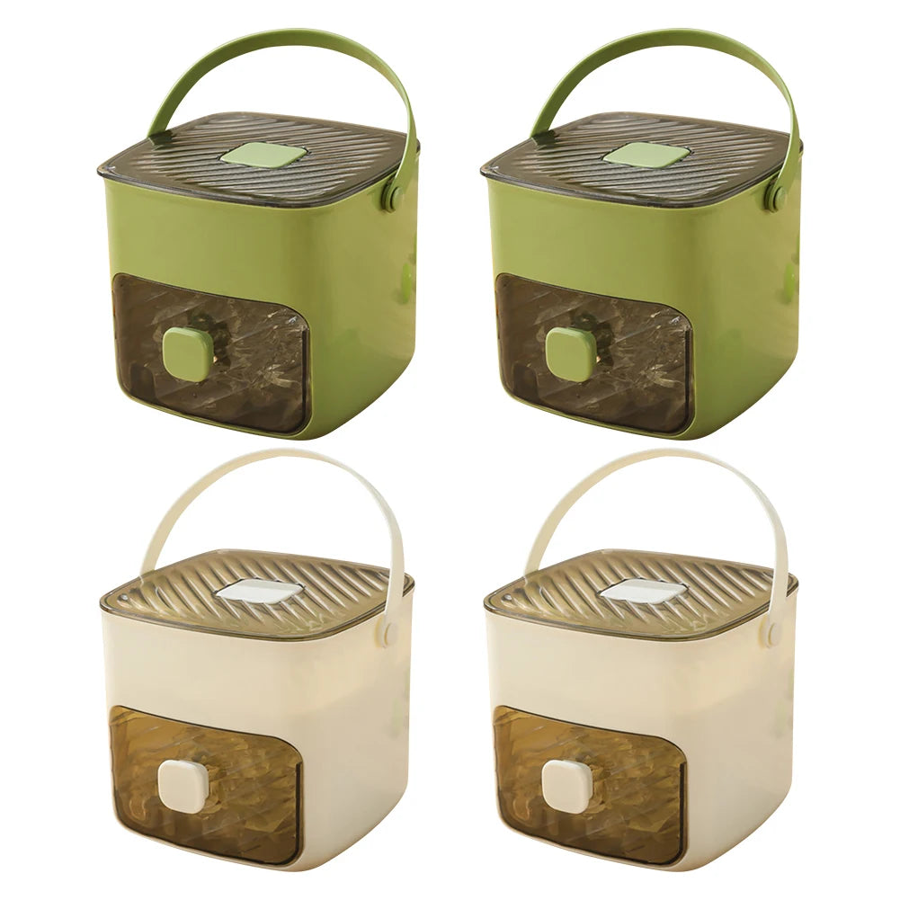 Portable Ice Maker Machine & Drawer Countertop Ice Cube Maker Compact Ice Maker Machine for Home Kitchen Camping RV Office