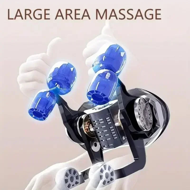 3D Kneading Neck Massager with Heat - Multi-Function Therapy for Shoulder, Back & Cervical Muscle Relaxation