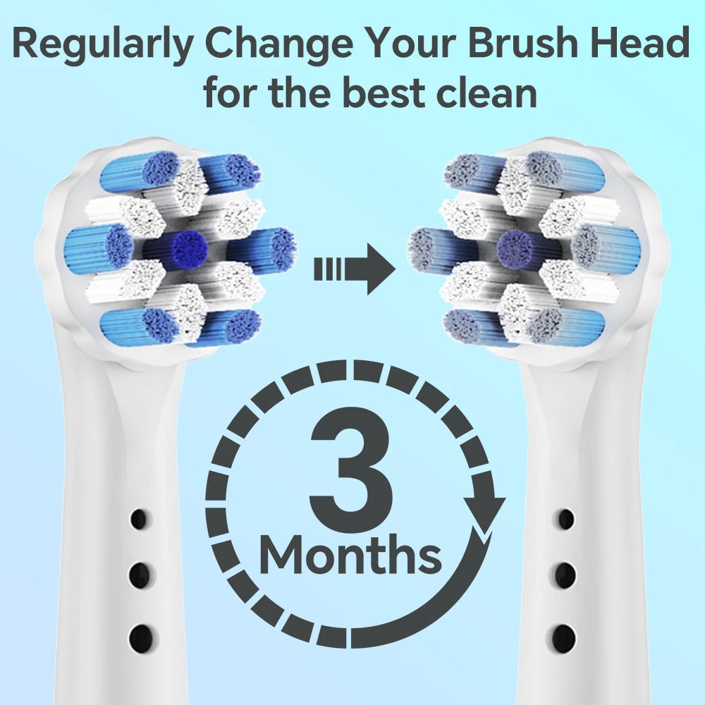 Compatible with Oral B iO Electric Toothbrush Replacement Brush Heads, Toothbrush Head Refills for iO 2 3 4 5 6 7 8 9 10 Series