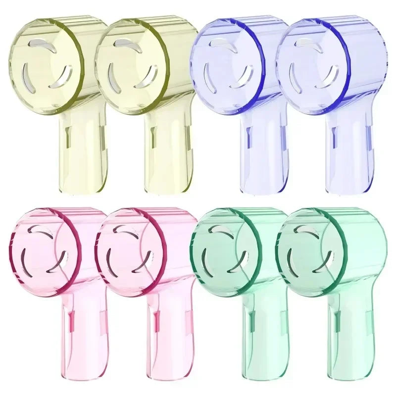 Toothbrush Dustproof Covers Caps Compatible with Braun Oral B Replacement Heads and IO Series Electric Toothbrush Head Protector