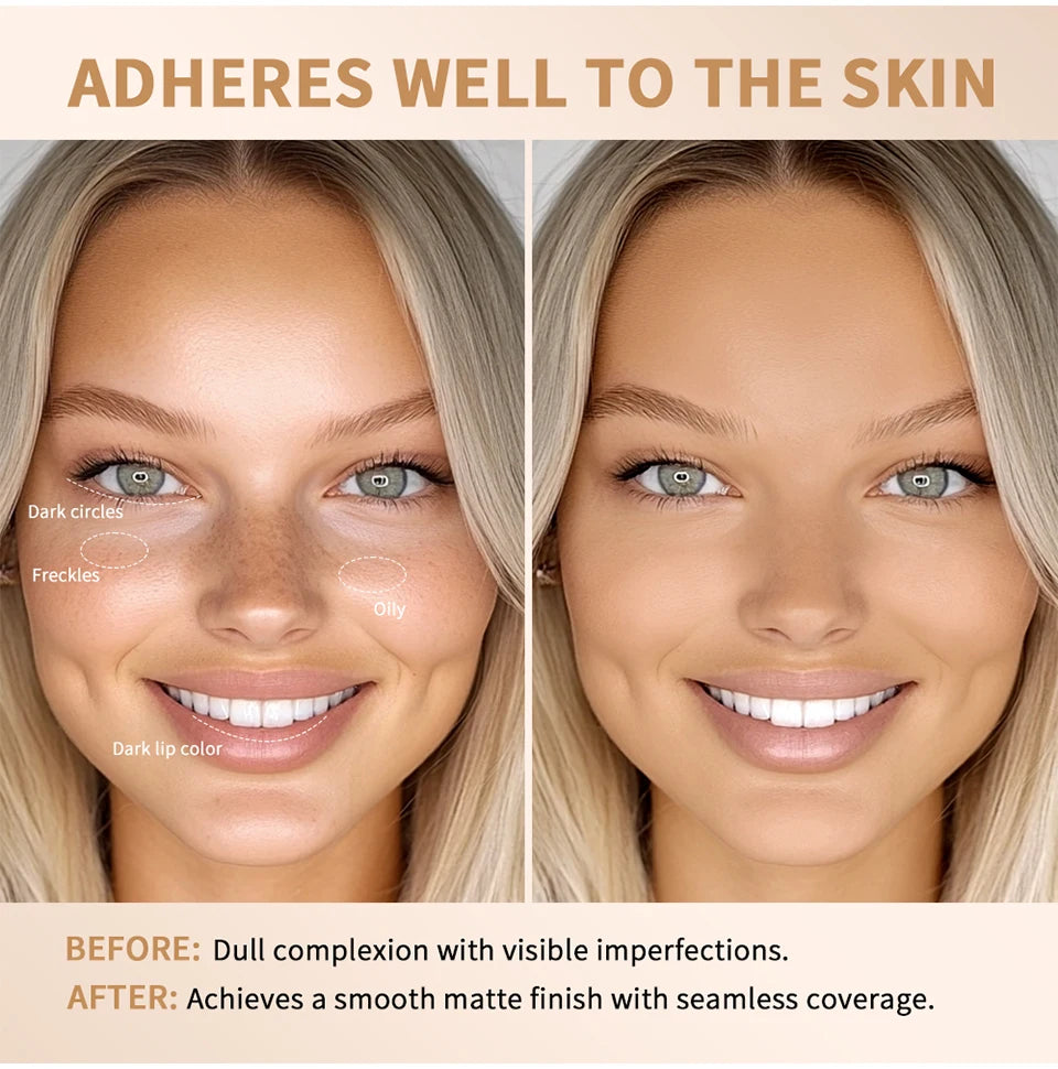 Stick Foundation Balm Serum Boosted Skin Tint Foundation Stick Smooth Plumper Hight Coverage Travel Bronze Foundation Stick Make