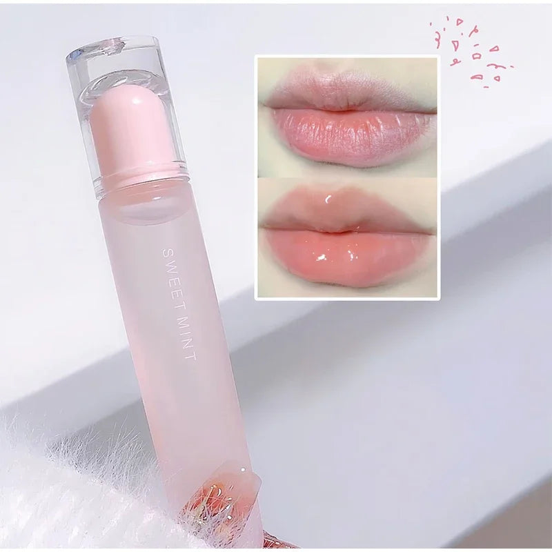 Crystal Jelly Lip Oil Plumping Mirror Lip Gloss Moisturizing Transparent Liquid Lipstick Long Lasting Lips Makeup Cosmetics