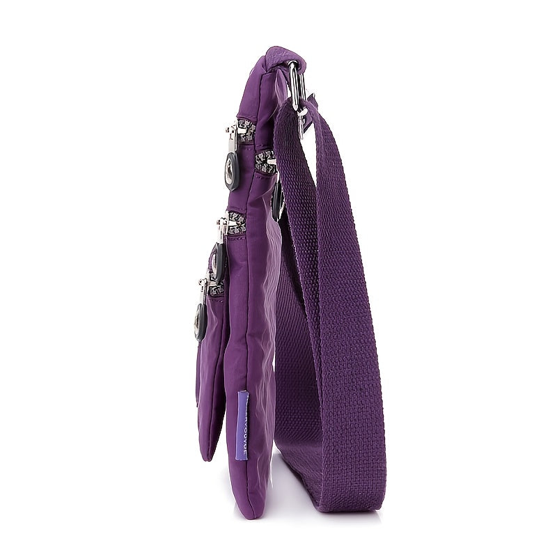 [Casual Crossbody Bag] Lightweight Crossbody Small Bag | Women's Casual Travel Close-Fitting Coin Purse Nylon Cloth